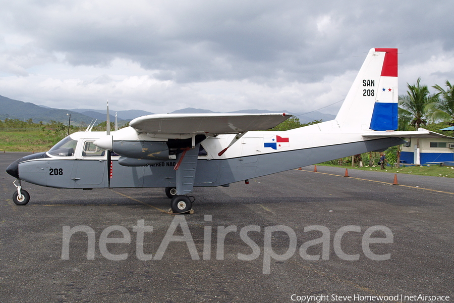 Servicio Aereo Nacionale - Panama Britten-Norman BN-2A-6 Islander (SAN-208) | Photo 51798