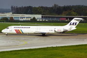 SAS - Scandinavian Airlines McDonnell Douglas DC-9-41 (SE-DDP) at  Hamburg - Fuhlsbuettel (Helmut Schmidt), Germany