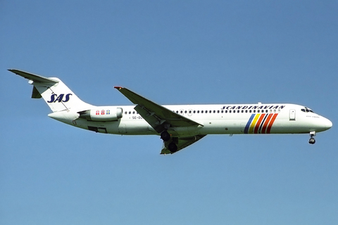 SAS - Scandinavian Airlines McDonnell Douglas DC-9-41 (SE-DDR) at  Hamburg - Fuhlsbuettel (Helmut Schmidt), Germany