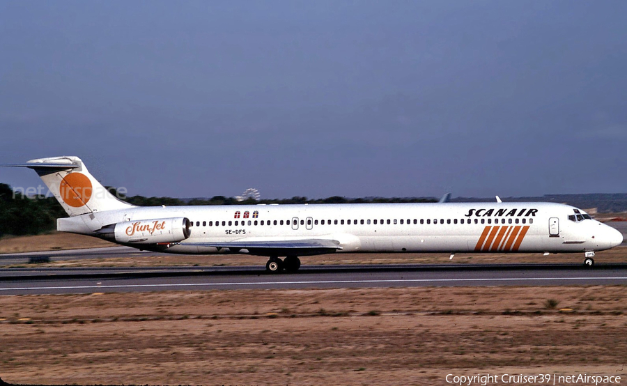 Scanair McDonnell Douglas MD-82 (SE-DFS) | Photo 566999