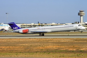 SAS - Scandinavian Airlines McDonnell Douglas MD-82 (SE-DFT) at  Palma De Mallorca - Son San Juan, Spain