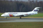 SAS - Scandinavian Airlines Fokker F28-4000 Fellowship (SE-DGN) at  Hamburg - Fuhlsbuettel (Helmut Schmidt), Germany