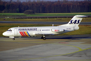 SAS - Scandinavian Airlines Fokker F28-4000 Fellowship (SE-DGU) at  Hamburg - Fuhlsbuettel (Helmut Schmidt), Germany