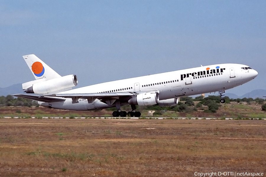 Premiair McDonnell Douglas DC-10-10 (SE-DHS) | Photo 143475