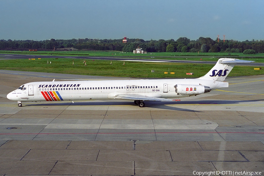 SAS - Scandinavian Airlines McDonnell Douglas MD-82 (SE-DIA) | Photo 365681