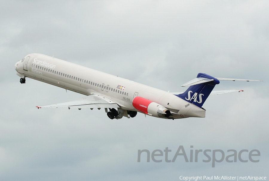 SAS - Scandinavian Airlines McDonnell Douglas MD-82 (SE-DIK) | Photo 4092