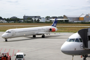 SAS - Scandinavian Airlines McDonnell Douglas MD-82 (SE-DIS) at  Hamburg - Fuhlsbuettel (Helmut Schmidt), Germany