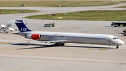 SAS - Scandinavian Airlines McDonnell Douglas MD-82 (SE-DIS) at  Stuttgart, Germany
