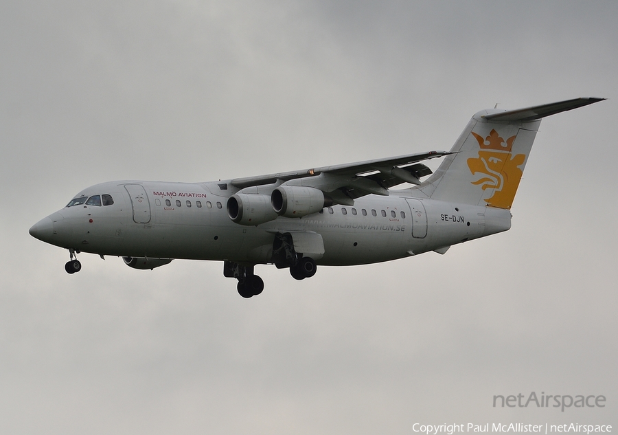 Malmo Aviation BAe Systems BAe-146-RJ85 (SE-DJN) | Photo 52015
