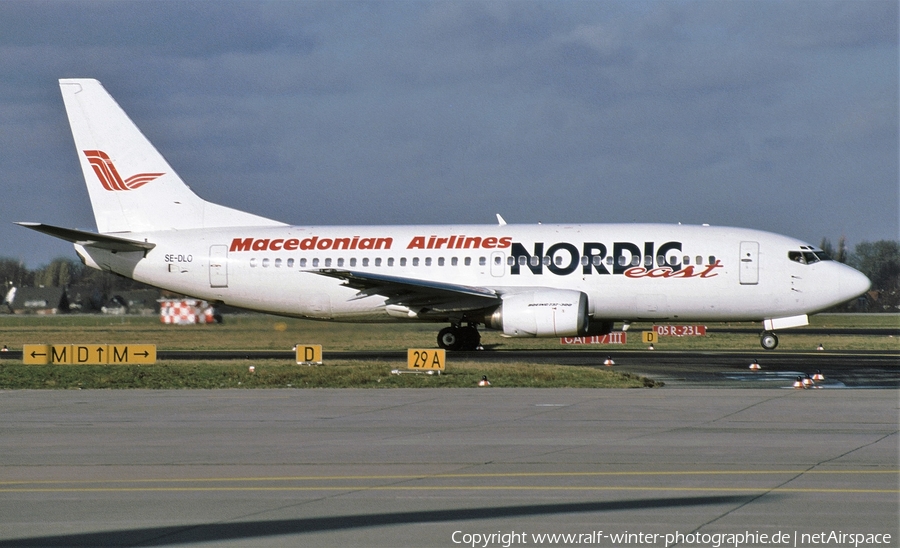 Nordic East Airways Boeing 737-3Y0 (SE-DLO) | Photo 440127
