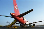 Sunways Airlines Boeing 757-236 (SE-DSL) at  Billund, Denmark