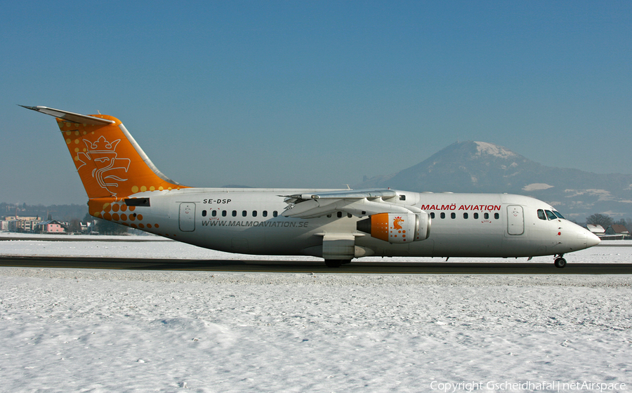 Malmo Aviation BAe Systems BAe-146-RJ100 (SE-DSP) | Photo 20788