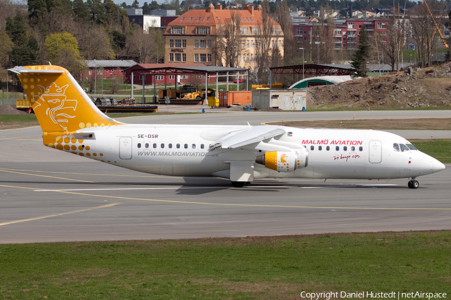 Malmo Aviation BAe Systems BAe-146-RJ100 (SE-DSR) | Photo 529293