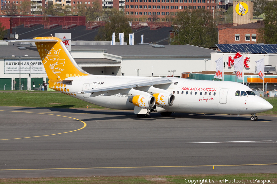 Malmo Aviation BAe Systems BAe-146-RJ100 (SE-DSR) | Photo 529767