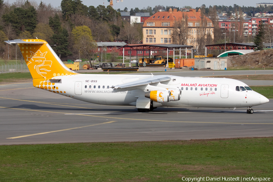 Malmo Aviation BAe Systems BAe-146-RJ100 (SE-DSS) | Photo 529297