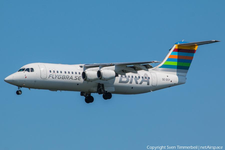 BRA - Braathens Regional Airlines BAe Systems BAe-146-RJ100 (SE-DSY) | Photo 244901