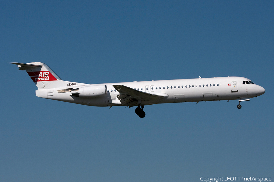 Air Express Sweden Fokker 100 (SE-DUU) | Photo 267088