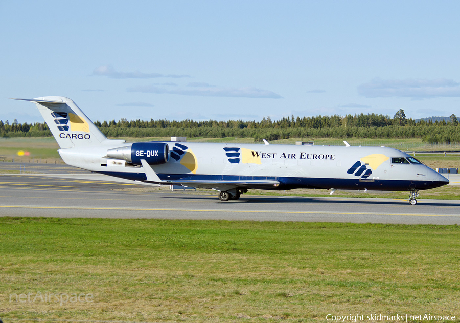 West Air Sweden Bombardier CRJ-200PF (SE-DUX) | Photo 76493