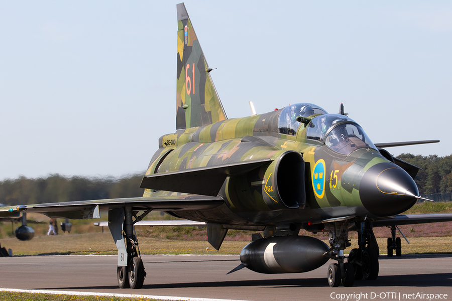 Swedish Air Force Historic Flight SAAB Sk 37E Viggen (SE-DXO) | Photo 348147