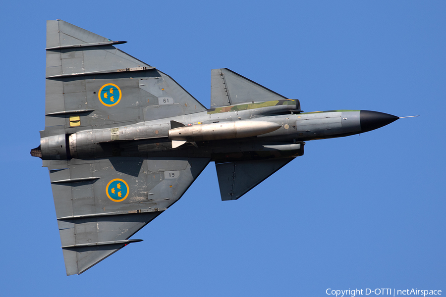 Swedish Air Force Historic Flight SAAB Sk 37E Viggen (SE-DXO) | Photo 348159