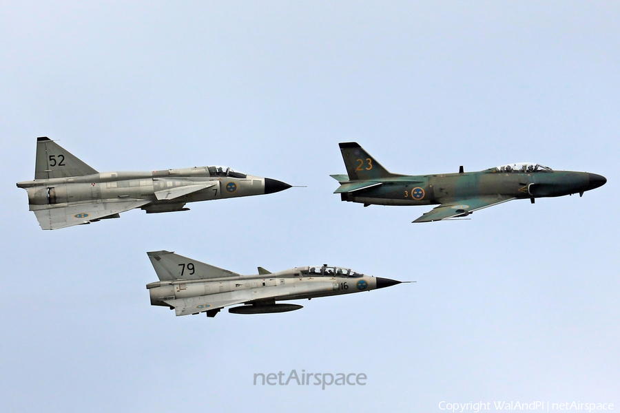 Swedish Air Force Historic Flight SAAB SK 35C Draken (SE-DXP) | Photo 473159