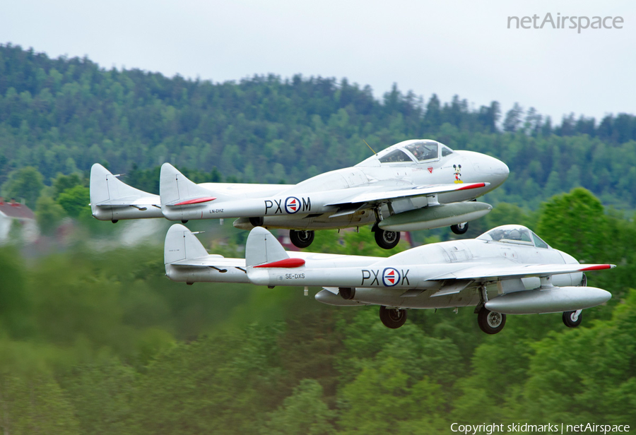 (Private) De Havilland DH.100 Vampire FB6 (SE-DXS) | Photo 22694