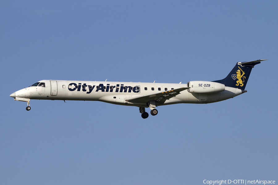 City Airline Embraer ERJ-145EP (SE-DZB) | Photo 349549