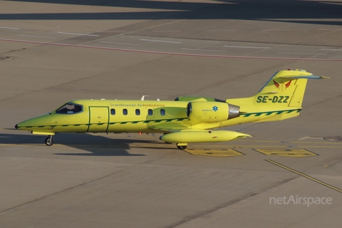Scandinavian Air Ambulance Learjet 35A (SE-DZZ) at  Cologne/Bonn, Germany