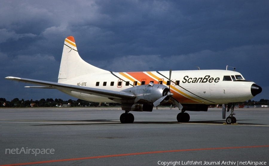 ScanBee Convair CV-340-32 (SE-GTE) | Photo 449329