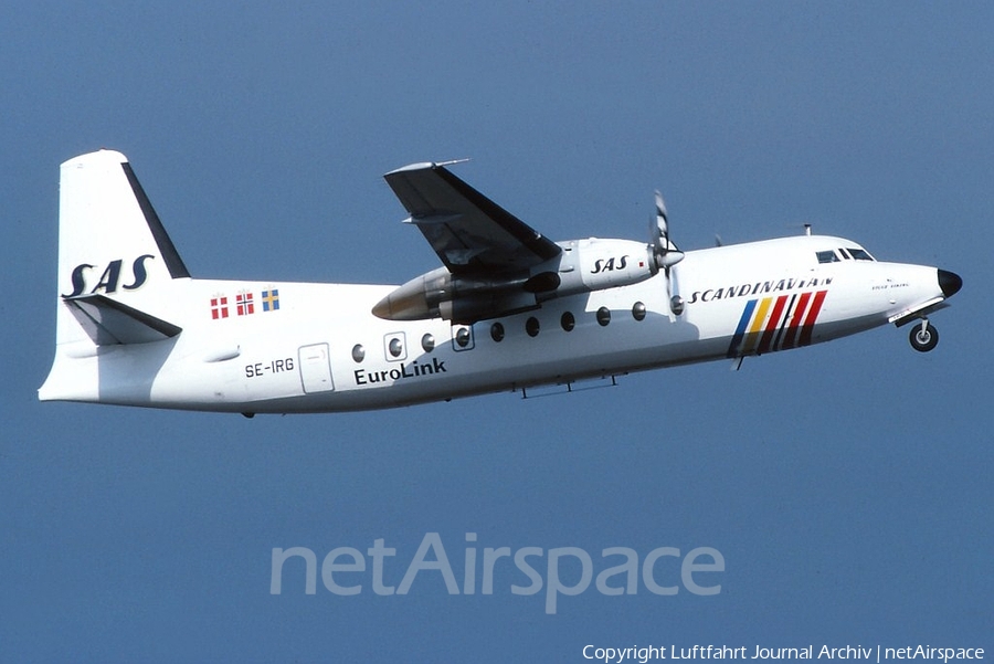 SAS - Scandinavian Airlines Fokker F27-600 Friendship (SE-IRG) | Photo 398606