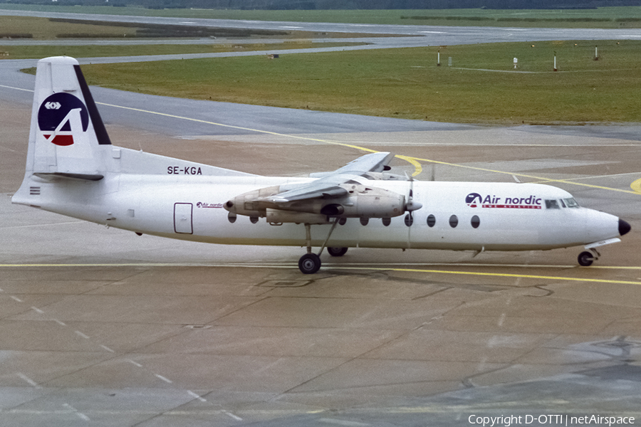 Air Nordic Sweden Aviation Fairchild Hiller FH-227C (SE-KGA) | Photo 137055