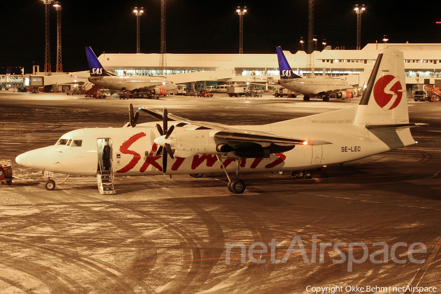 Skyways Express Fokker 50 (SE-LEC) | Photo 191545