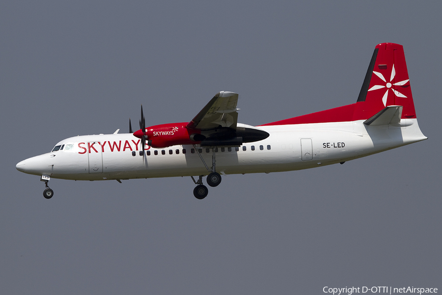 Skyways Express Fokker 50 (SE-LED) | Photo 299539