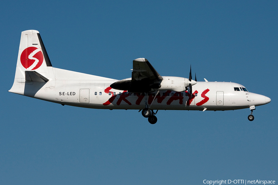 Skyways Express Fokker 50 (SE-LED) | Photo 267069