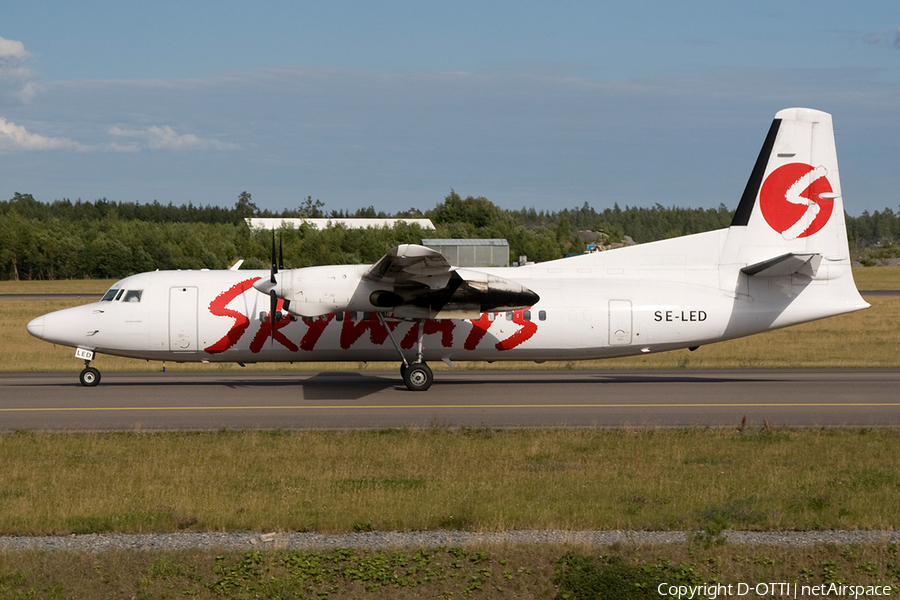 Skyways Express Fokker 50 (SE-LED) | Photo 267117