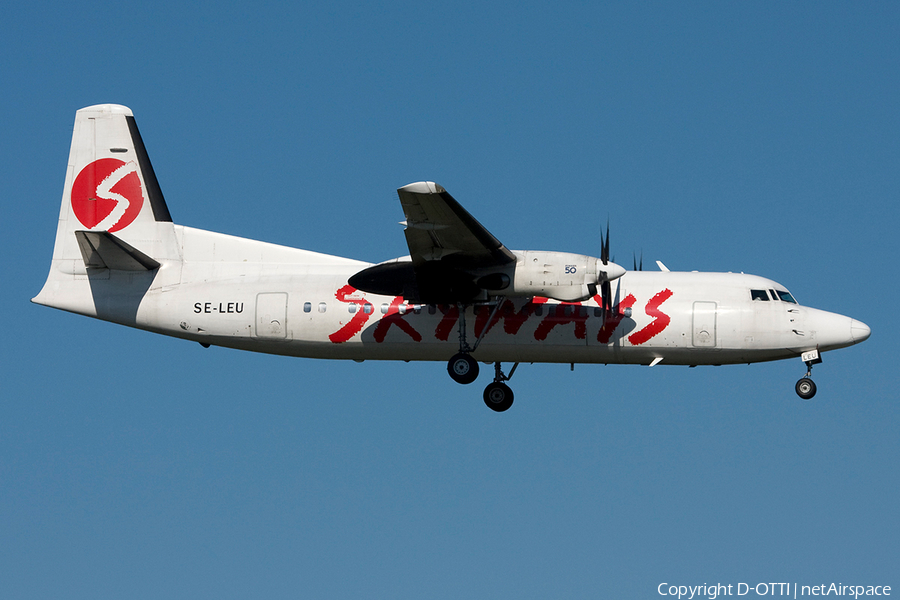 Skyways Express Fokker 50 (SE-LEU) | Photo 267078