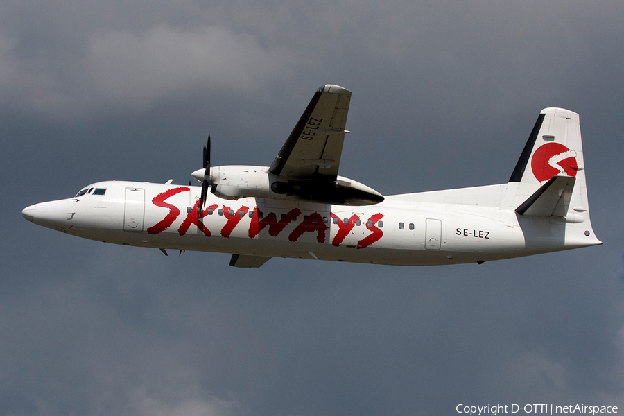 Skyways Express Fokker 50 (SE-LEZ) | Photo 266870