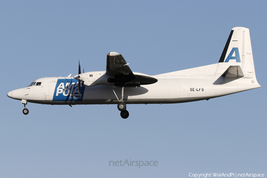 Amapola Flyg Fokker 50F (SE-LFS) | Photo 679351
