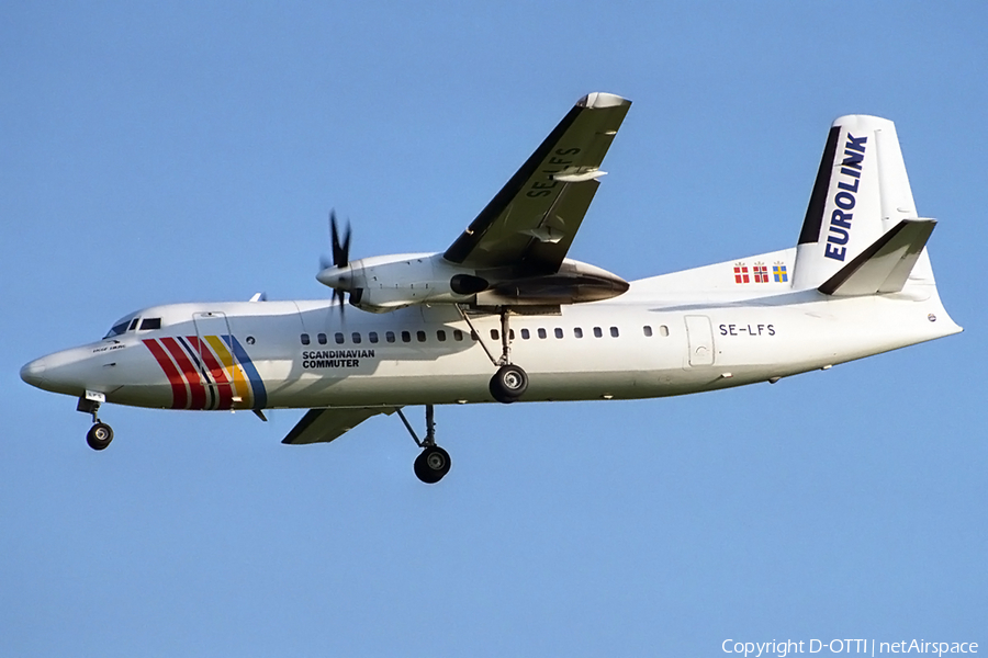 SAS - Scandinavian Commuter Fokker 50 (SE-LFS) | Photo 156384