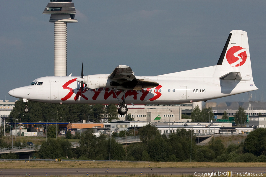 Skyways Express Fokker 50 (SE-LIS) | Photo 267164