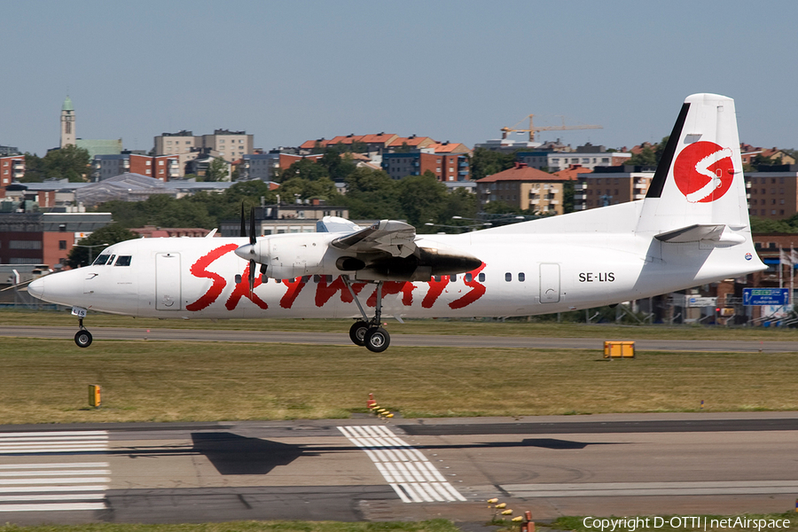 Skyways Express Fokker 50 (SE-LIS) | Photo 267098