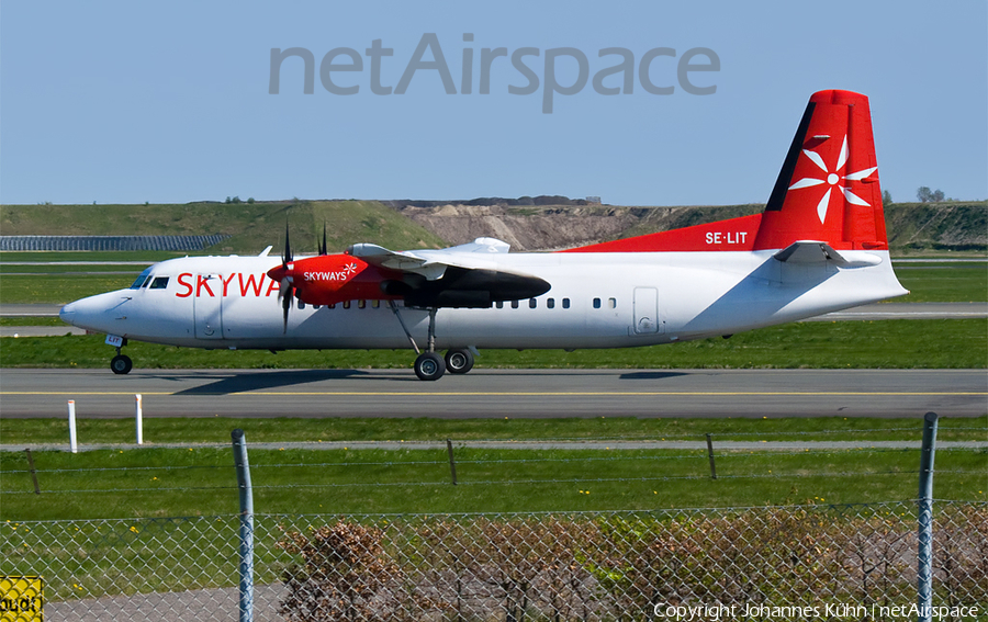 Skyways Express Fokker 50 (SE-LIT) | Photo 137469