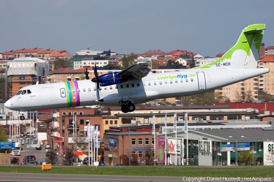 Sverigeflyg (NextJet) ATR 72-500 (SE-MDB) | Photo 529764