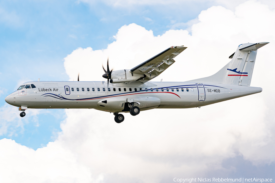 Lübeck Air ATR 72-500 (SE-MDB) | Photo 442061