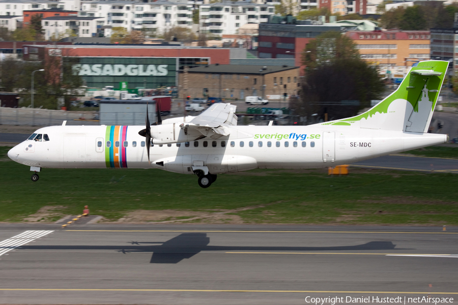 Sverigeflyg (NextJet) ATR 72-500 (SE-MDC) | Photo 529765
