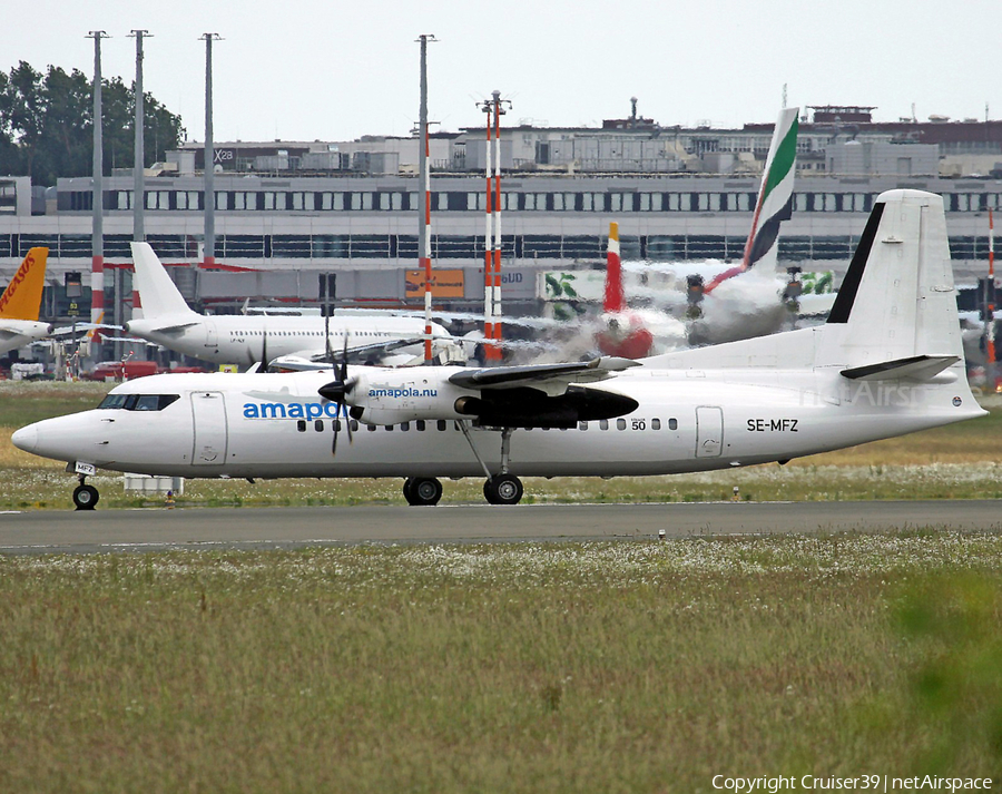 Amapola Flyg Fokker 50 (SE-MFZ) | Photo 529378