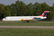 Danish Air Transport (DAT) McDonnell Douglas MD-87 (SE-RBA) at  Hannover - Langenhagen, Germany