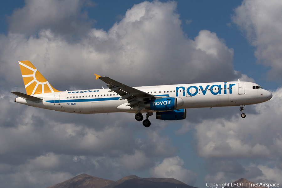 Novair Airbus A321-231 (SE-RDN) | Photo 271208