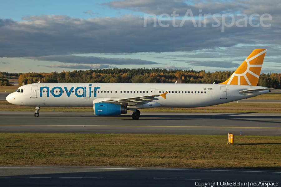 Novair Airbus A321-231 (SE-RDN) | Photo 120476
