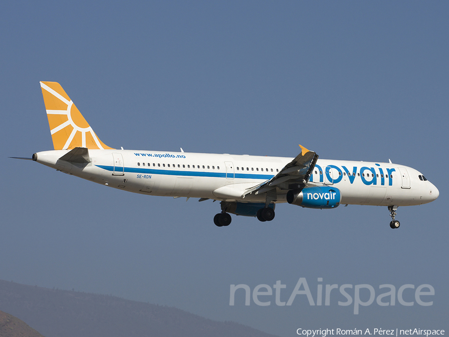 Novair Airbus A321-231 (SE-RDN) | Photo 282295